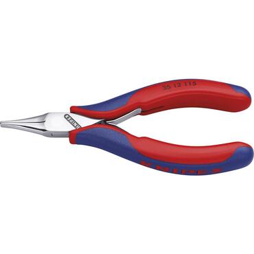 Electronics needle pliers with flat wide jaws type 35 12